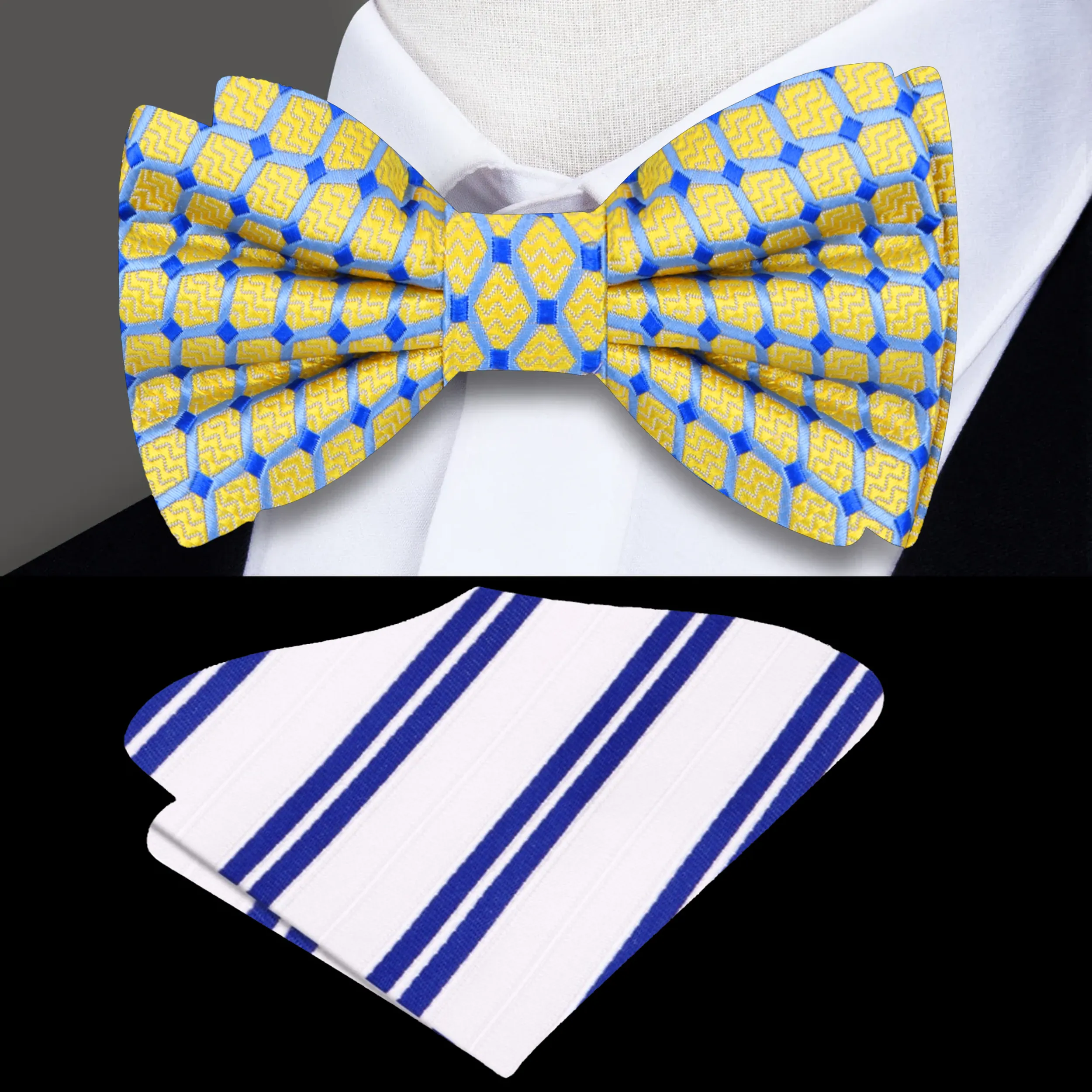 Aristotle Geometric Bow Tie