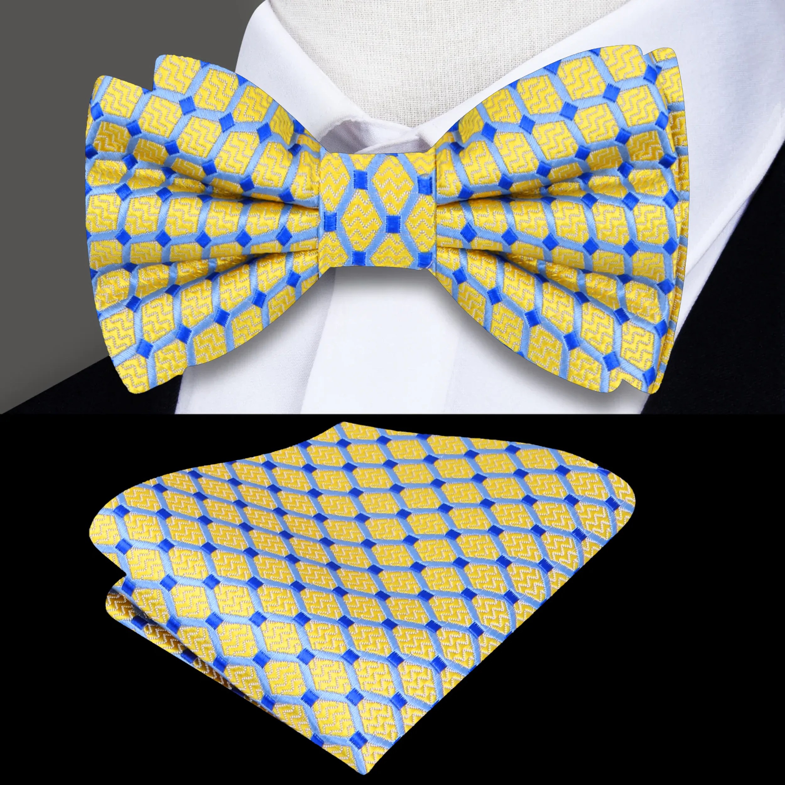 Aristotle Geometric Bow Tie