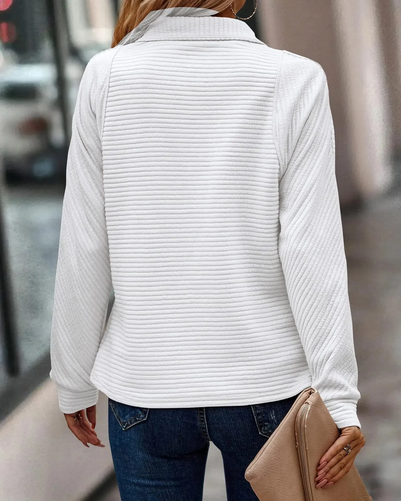 Elise® | Elegant V-Neck Sweater