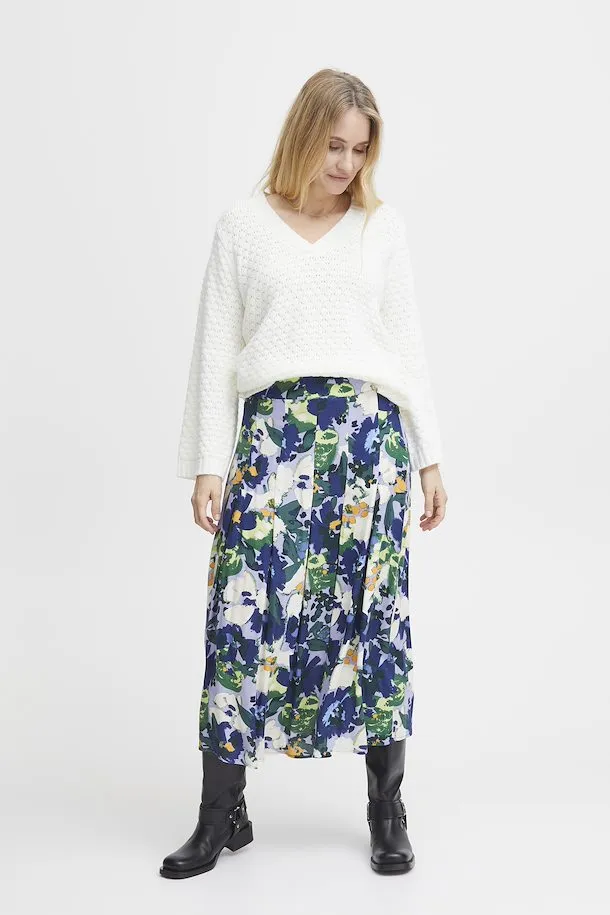 Fran 12623 Lavendar Mix Skirt