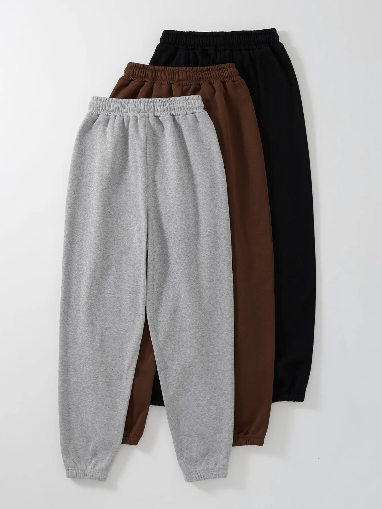 Geometric Drawstring High Waist Long Women Sweatpants