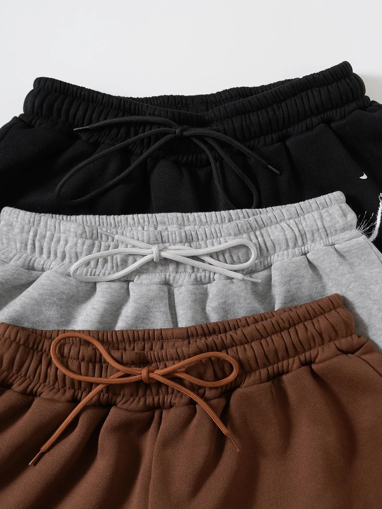 Geometric Drawstring High Waist Long Women Sweatpants