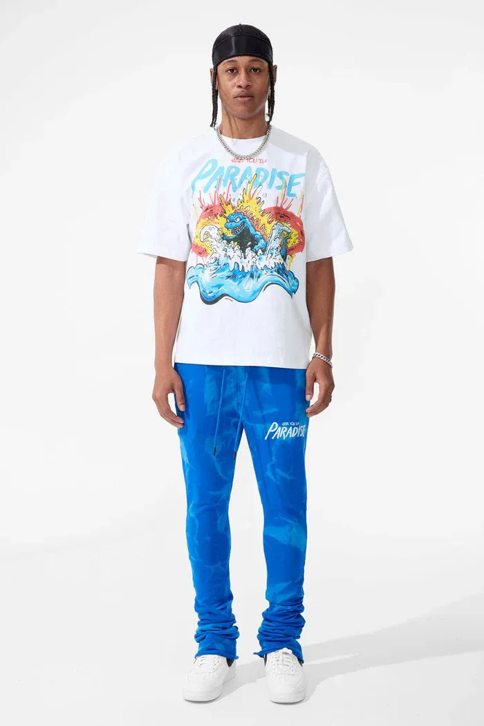 Jordan Craig Surfside Stacked Sweatpants (Royal)(T-shirt sold separately)