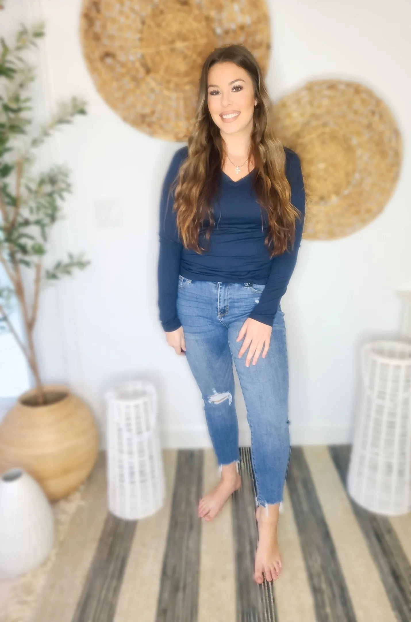 Mega Deal/ BOGO FREE Top- Navy
