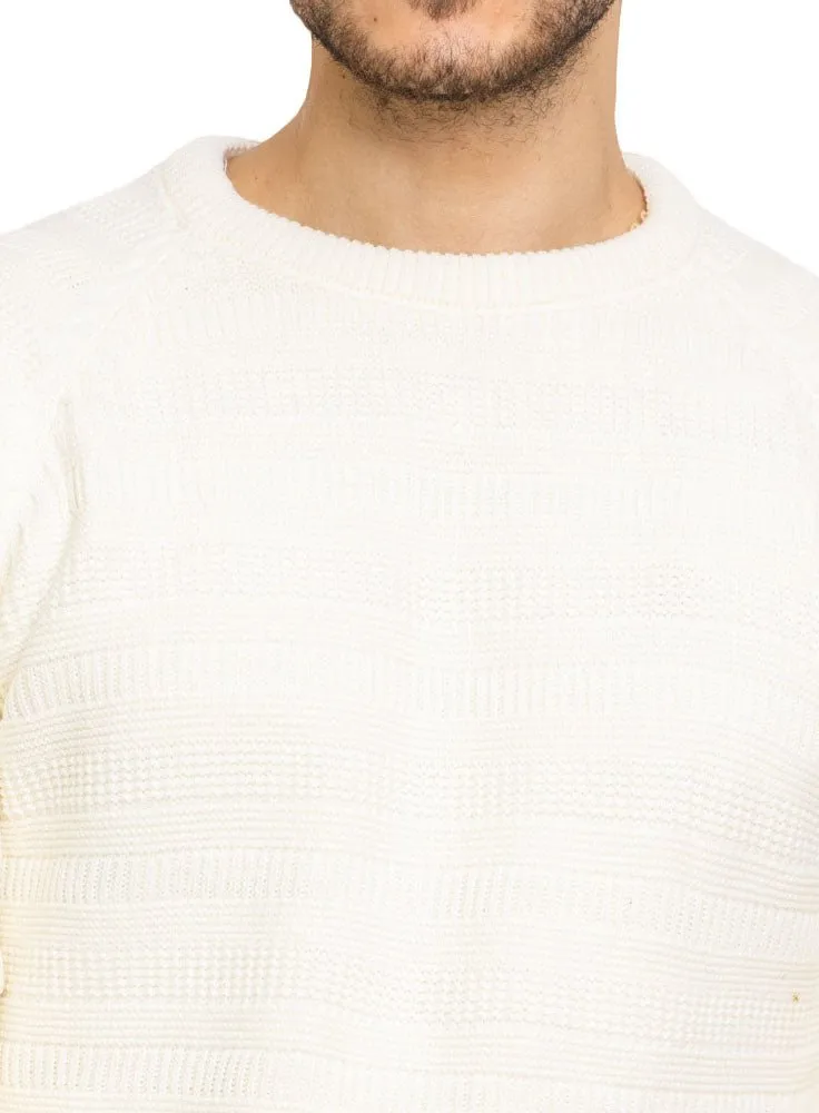 Off White-Design 00177 BS-Round Pullover