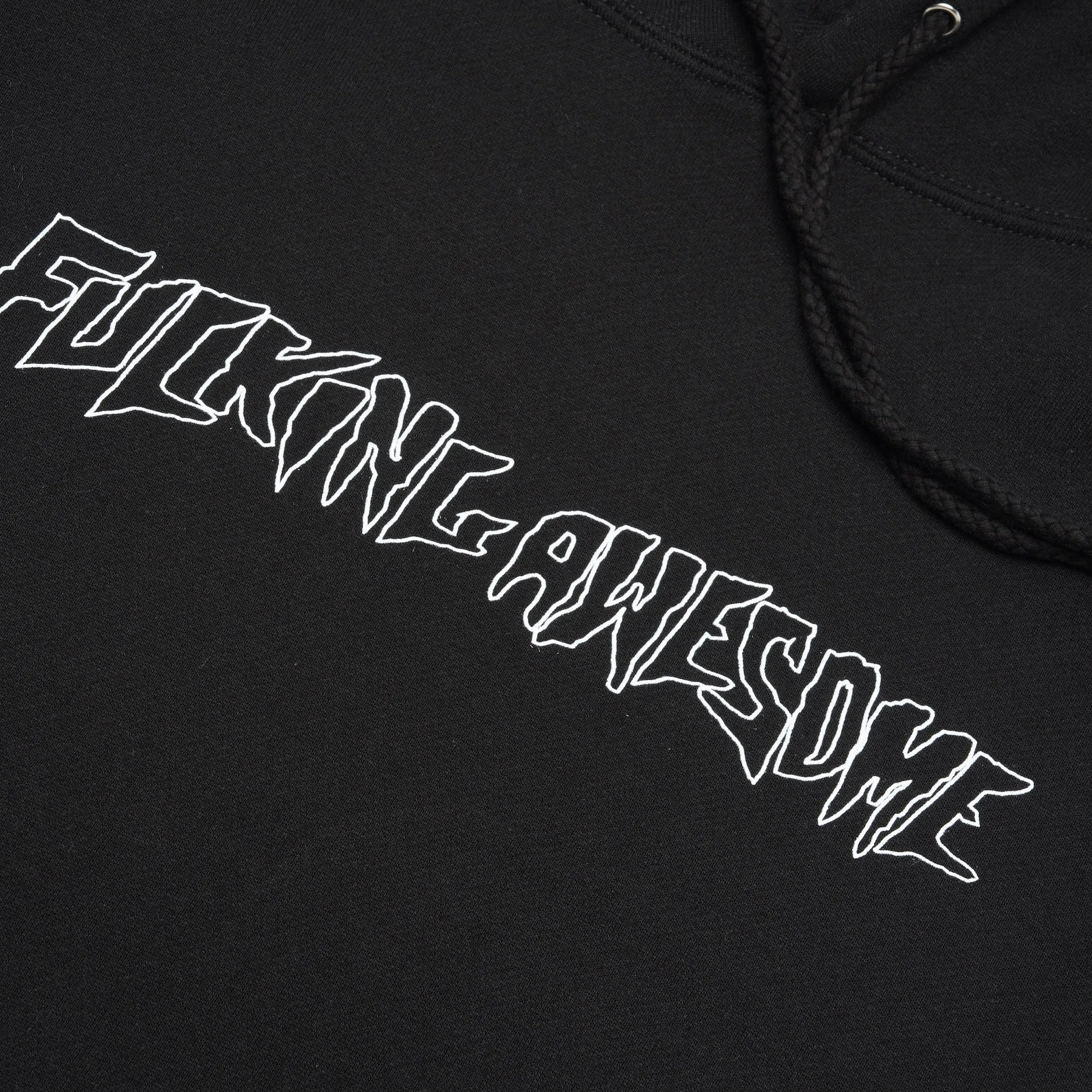 Outline Stamp Pullover, Black
