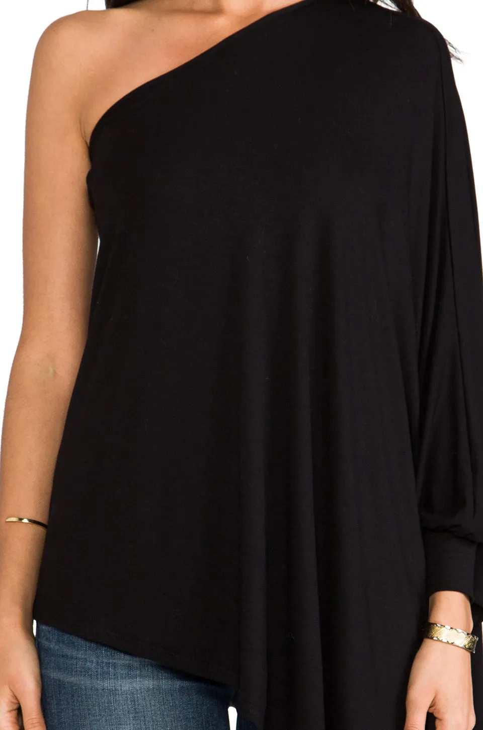 PONCHO TOP (BLACK)-JT7384