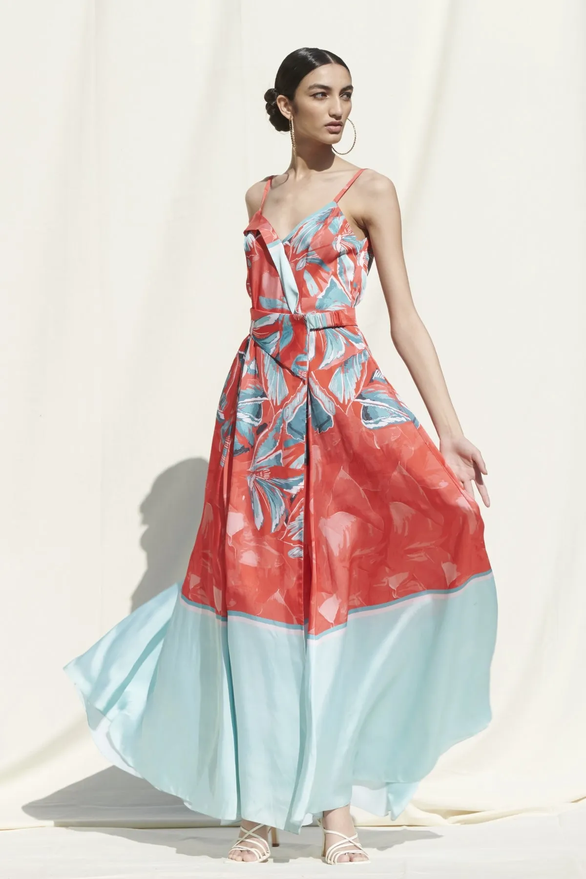 Printed Wrap Dress