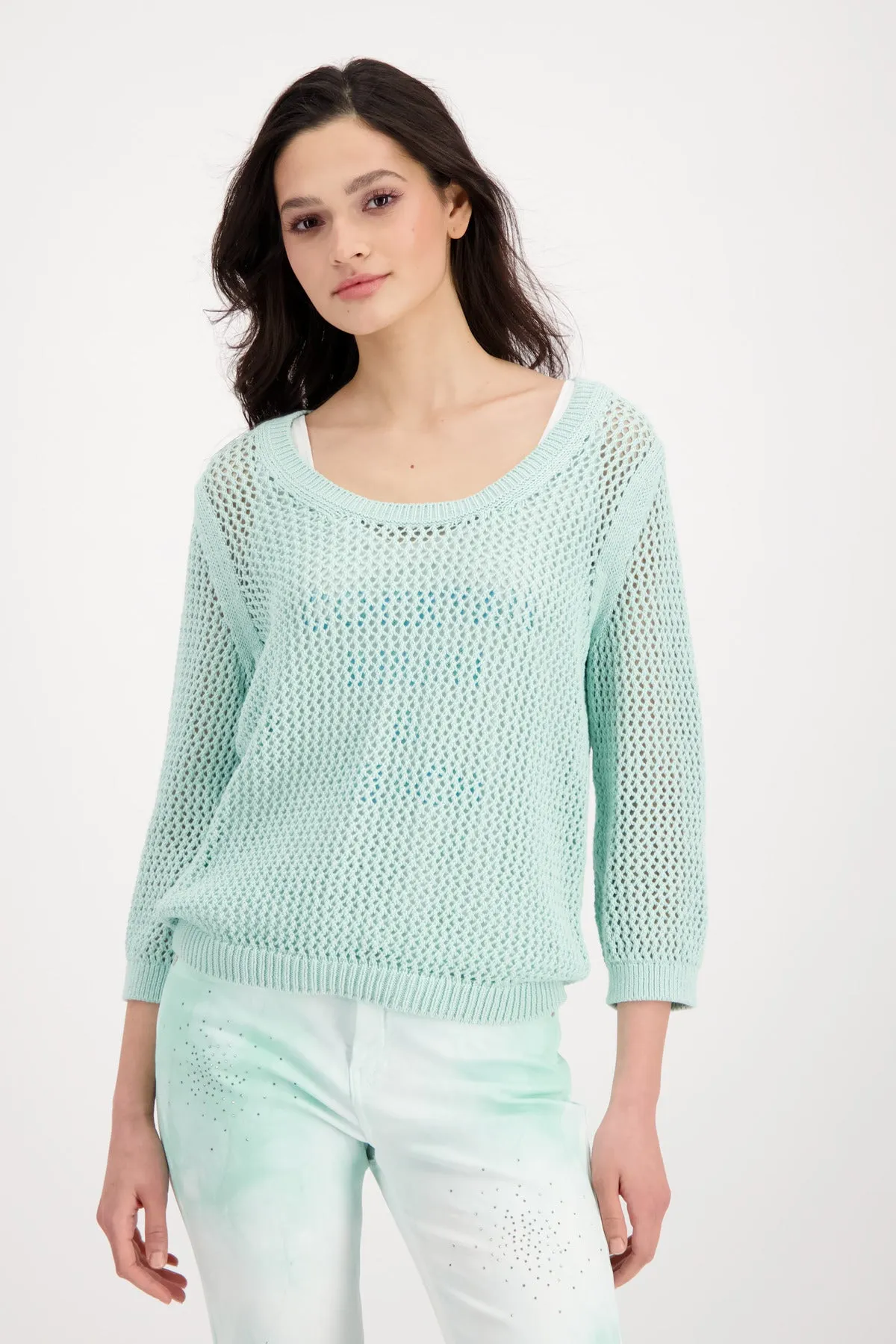 Pullover, fresh mint