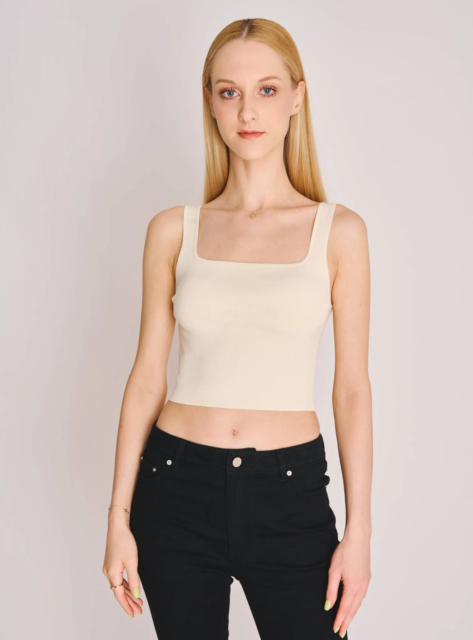ROSEMARY jersey knit top (Milk)
