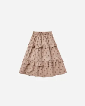 Ruffle Midi Skirt English Rose