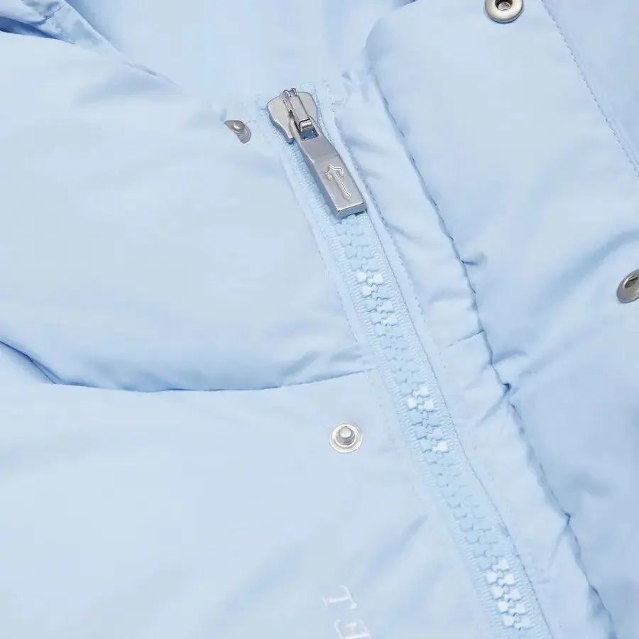 TRAPSTAR DECODED HOODED PUFFER 2.0 - ICE BLUE