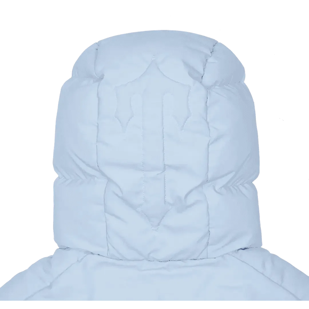 TRAPSTAR DECODED HOODED PUFFER 2.0 - ICE BLUE