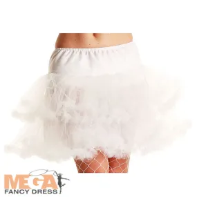 White 3 Layer Petticoat Elegant Skirt Accessory